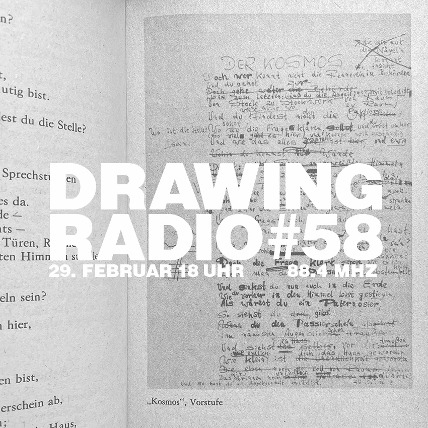 drawing radio #58 / Gast: Franz&nbsp;Liebig